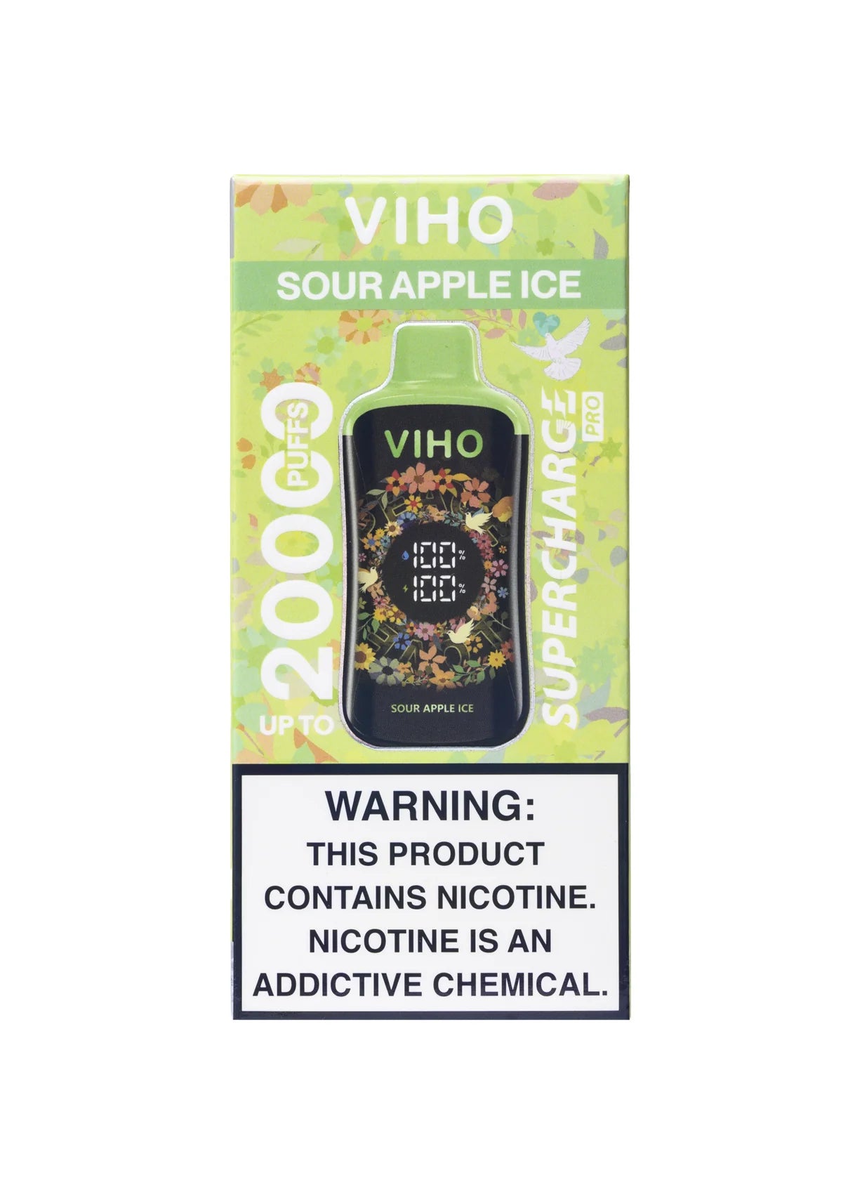 VIHO Supercharge Pro 20K Sour Apple Ice | GetPop