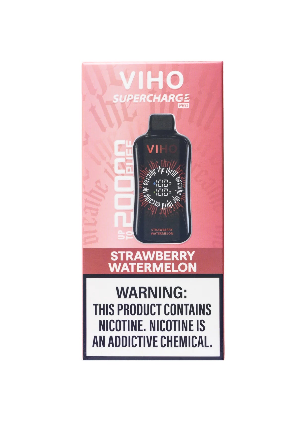 VIHO Supercharge Pro 20K Strawberry Watermelon