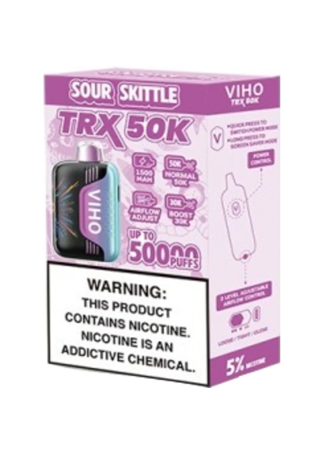 VIHO TRX 50K Sour Skittle | GetPop VIHO TRX 50K Sour Skittle | GetPop