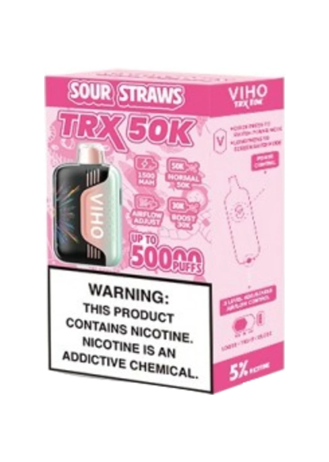 VIHO TRX 50K Sour Straws | GetPop