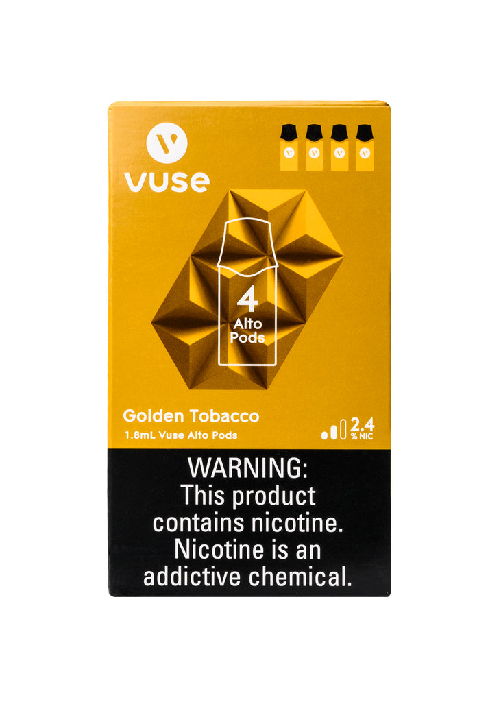 Vuse Alto Golden Tobacco 2.4% (4-pack)