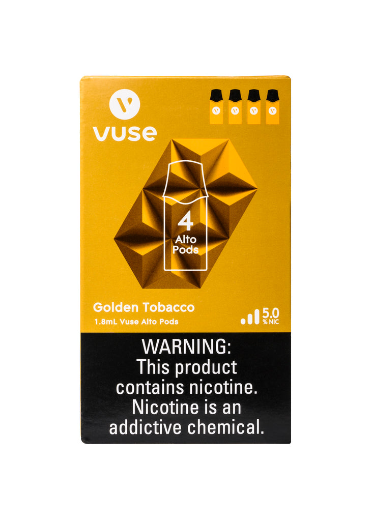Vuse Alto Golden Tobacco 5% (4-pack)
