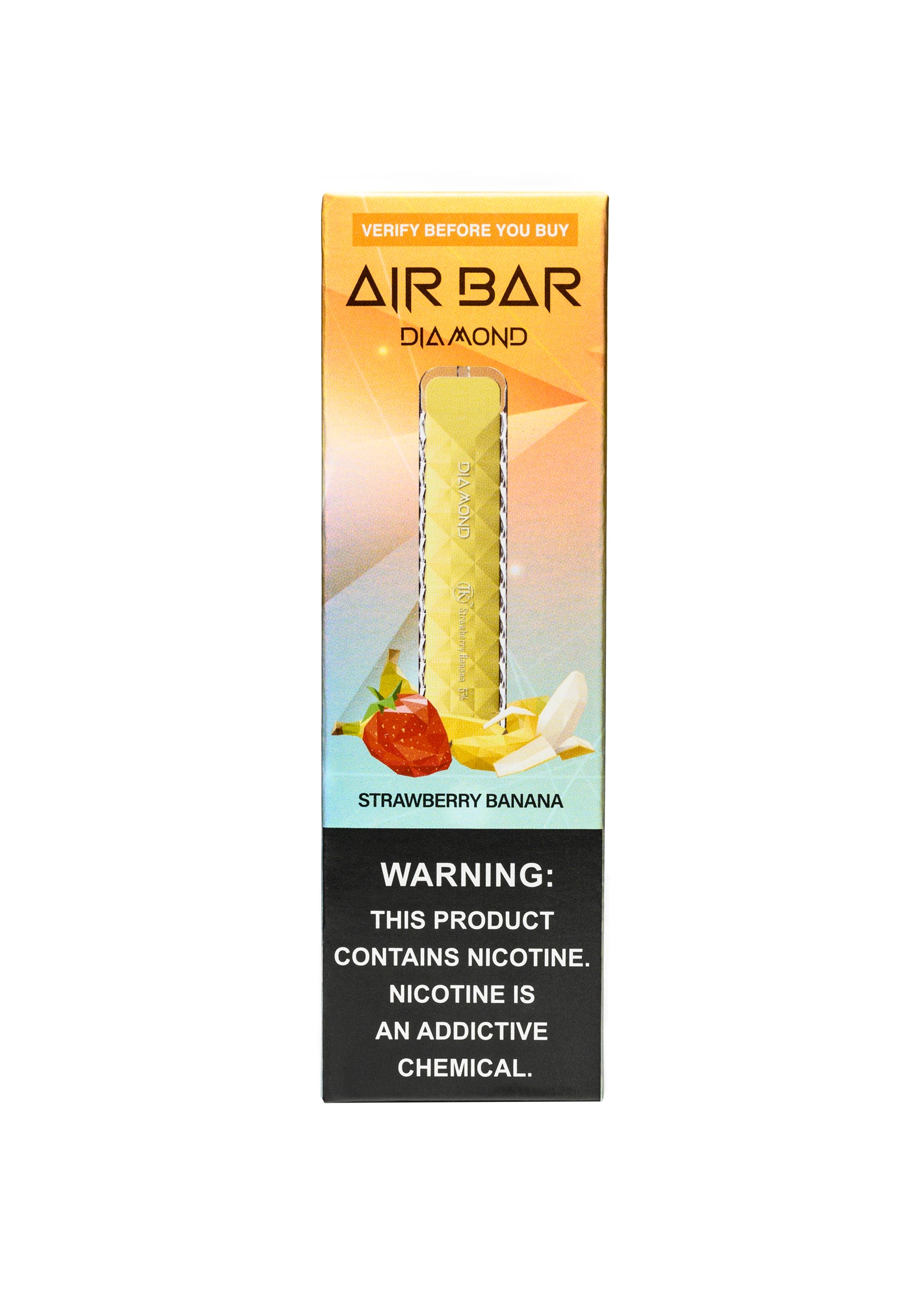 Air Bar Diamond 500 Strawberry Banana | GetPop Air Bar Diamond 500 Strawberry Banana | GetPop
