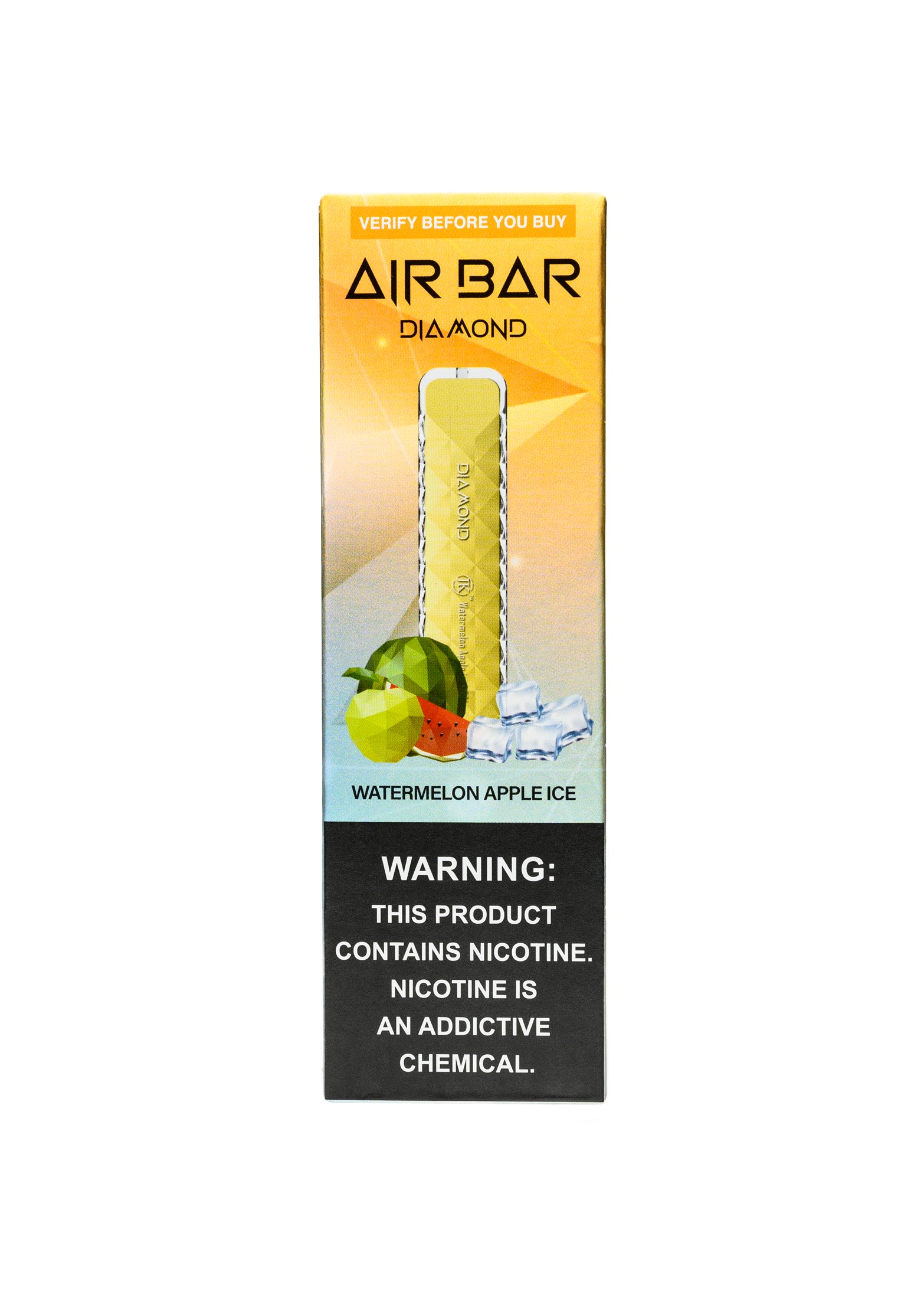 Air Bar Diamond 500 Watermelon Apple Ice | GetPop Air Bar Diamond 500 Watermelon Apple Ice | GetPop