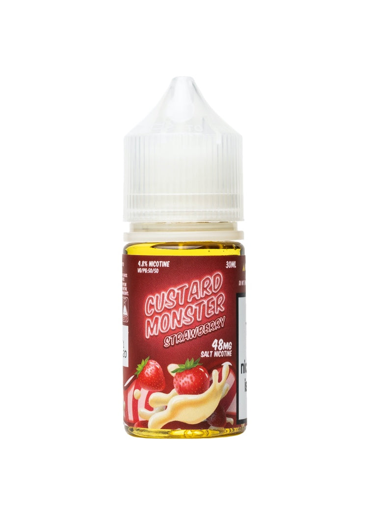 Custard Monster Salt Strawberry Custard | GetPop Custard Monster Salt Strawberry Custard | GetPop