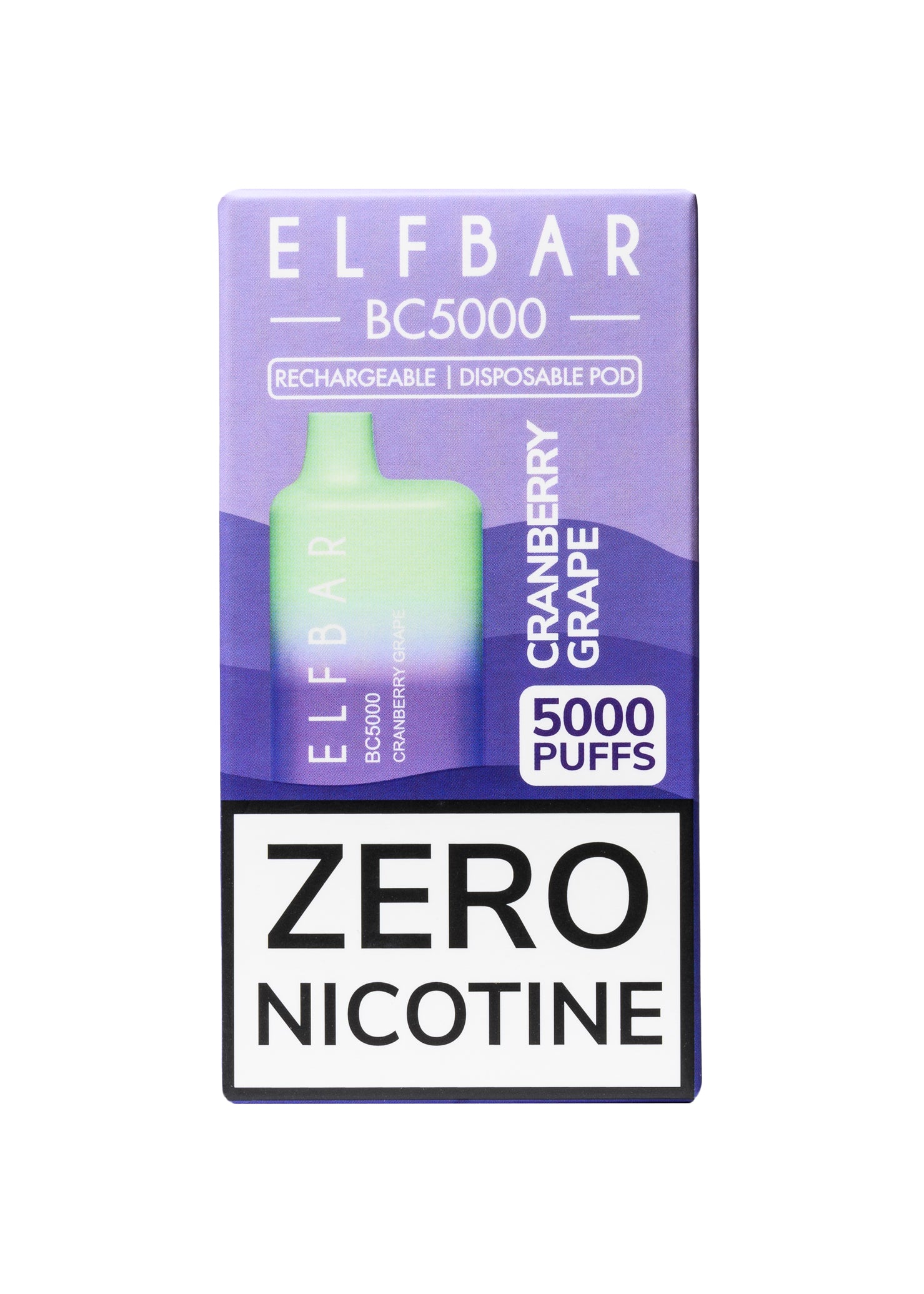 Elf Bar ZERO BC5000 Cranberry Grape 0% | GetPop Elf Bar ZERO BC5000 Cranberry Grape 0% | GetPop