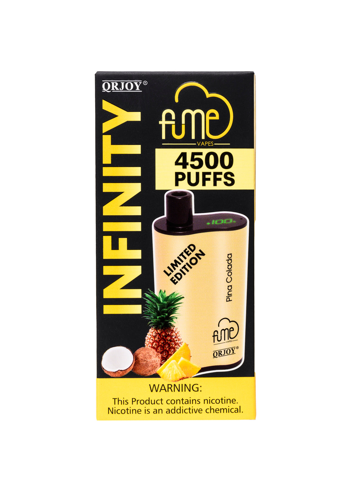 Fume Infinity Plus 4500 Pina Colada | GetPop Fume Infinity Plus 4500 Pina Colada | GetPop