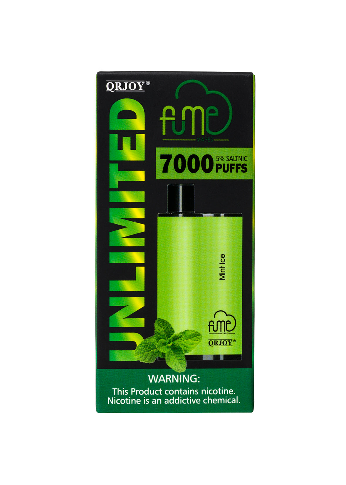 Fume Unlimited 7000 Mint Ice | GetPop Fume Unlimited 7000 Mint Ice | GetPop