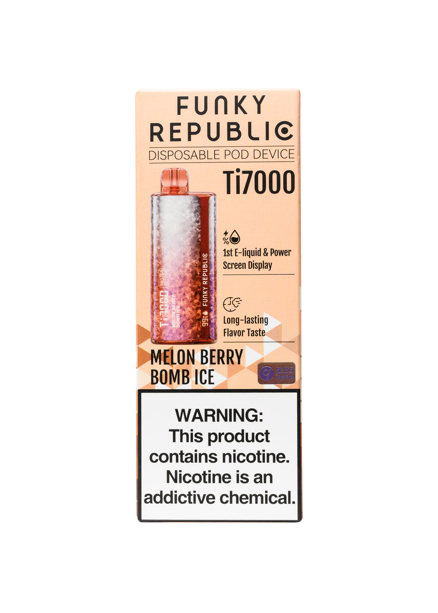 Funky Republic Ti7000 Melon Berry Bomb Ice GetPop
