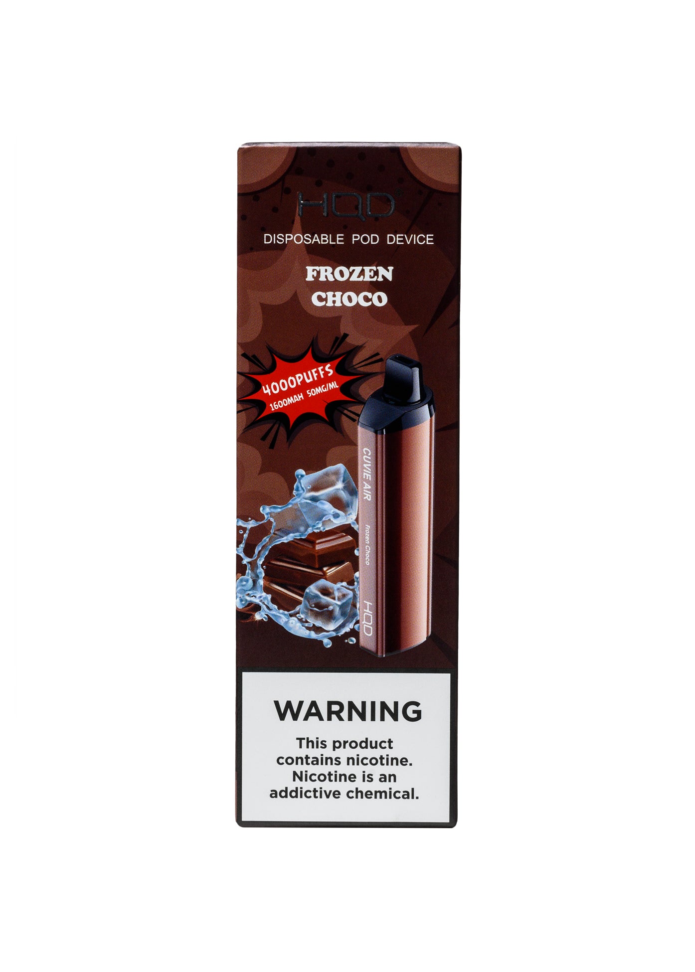 choco vape HQD Cuvie Air 4000 Frozen Choco