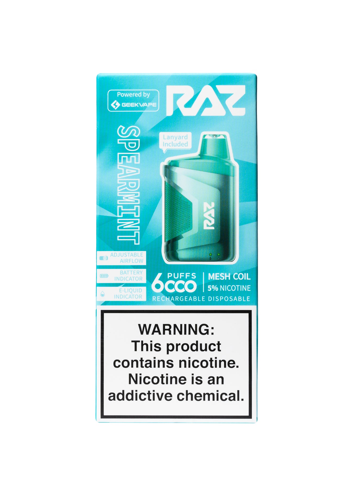 how much is elf bar vape RAZ CA6000 Zero Nicotine Disposable Vape main image 1