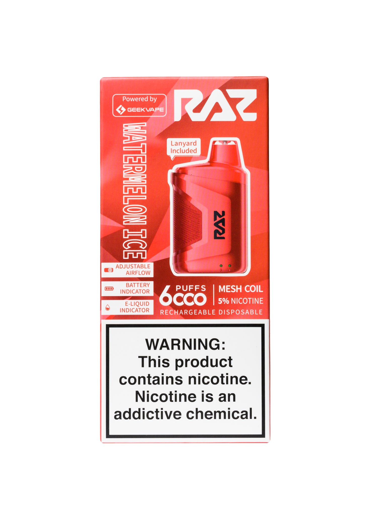 Watermelon Ice Raz Flavor RAZ CA6000 Watermelon Ice Watermelon Ice Raz Flavor RAZ CA6000 Watermelon Ice