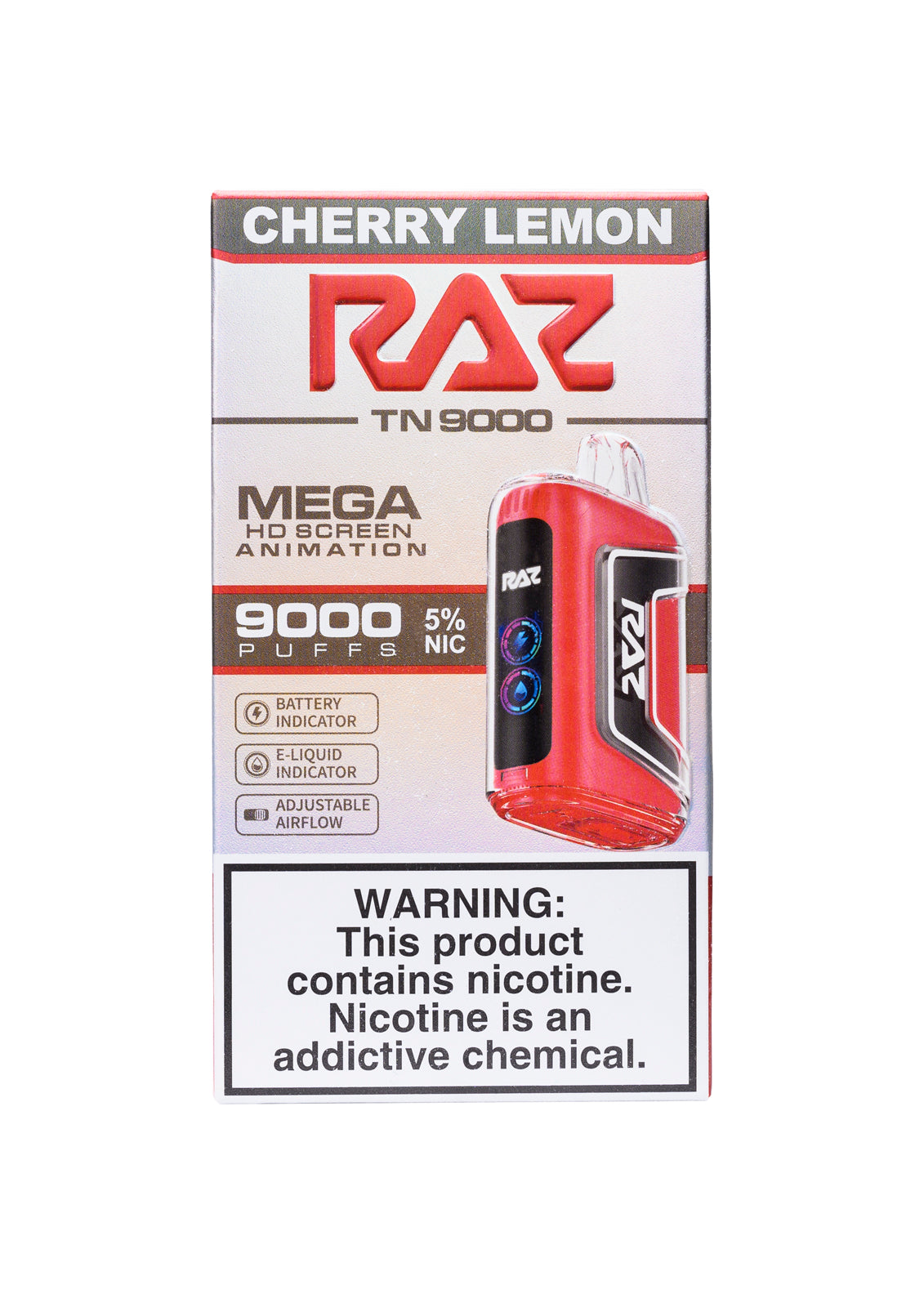 RAZ TN9000 Cherry Lemon | GetPop RAZ TN9000 Cherry Lemon | GetPop