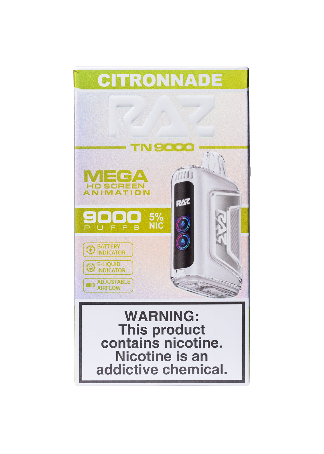 RAZ TN9000 Citronnade | GetPop RAZ TN9000 Citronnade | GetPop