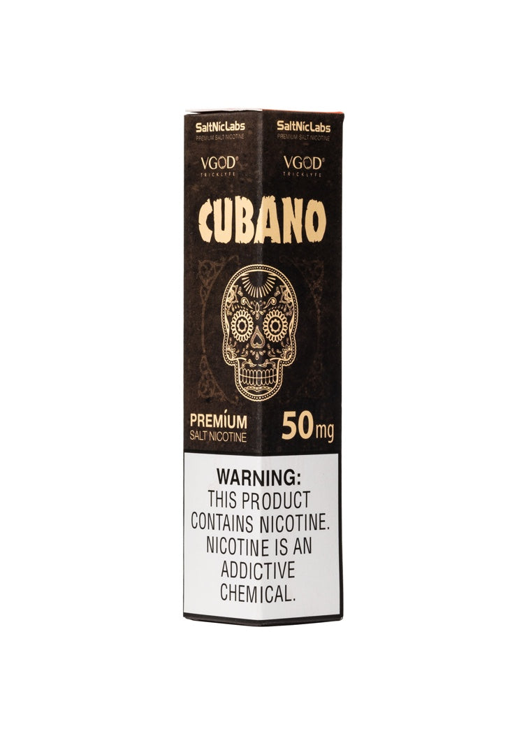 vango vapes salt nic VGOD SaltNic Cubano 5% (Tobacco Vanilla Cream)