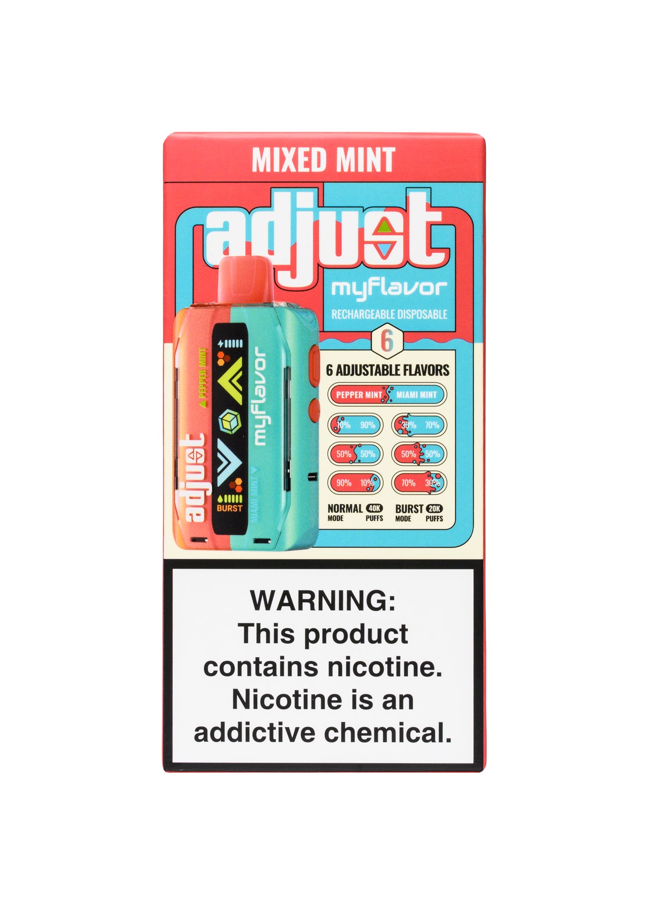 Adjust MyFlavor 40K: Mixed Mint