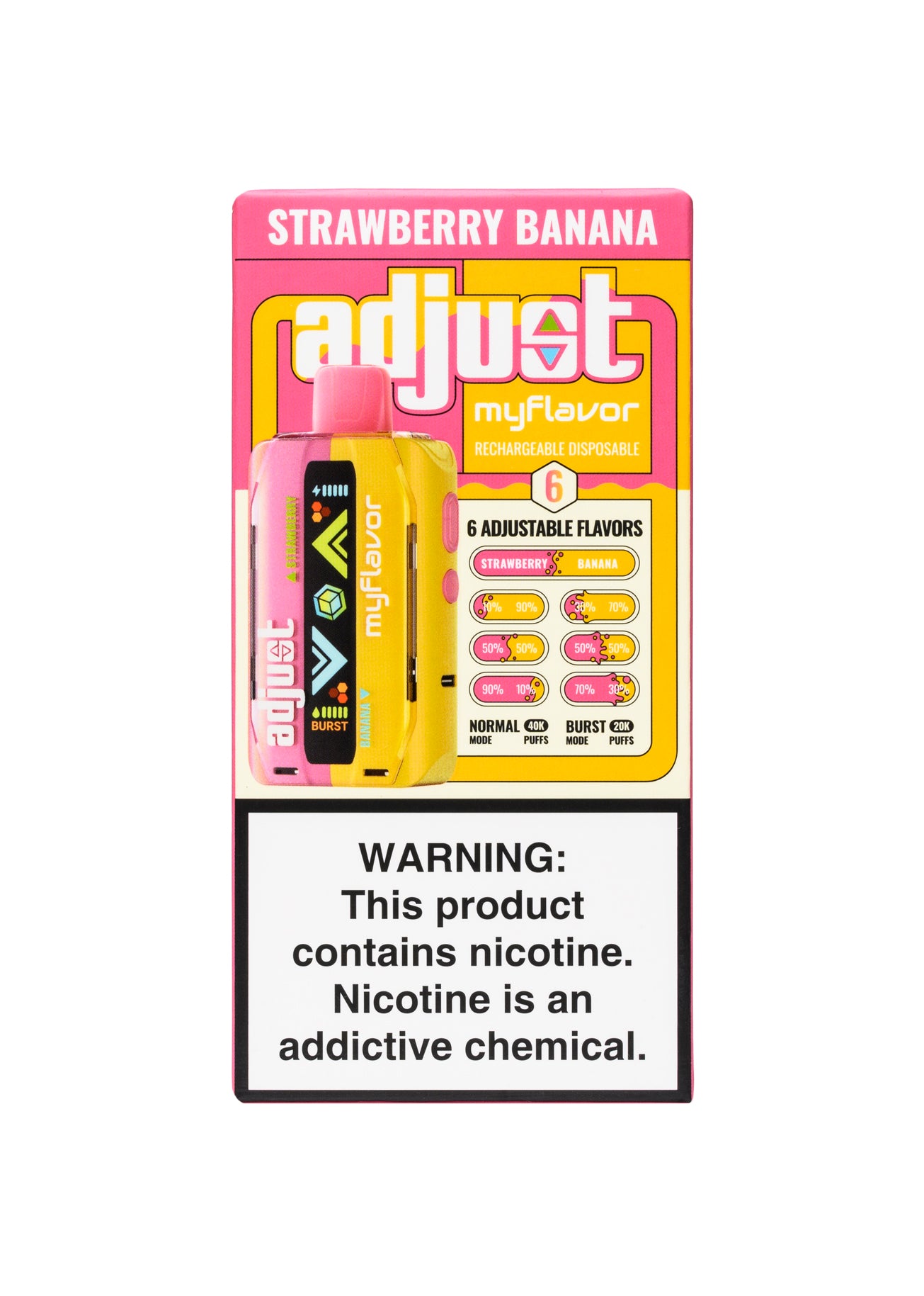 Adjust MyFlavor 40K: Strawberry Banana