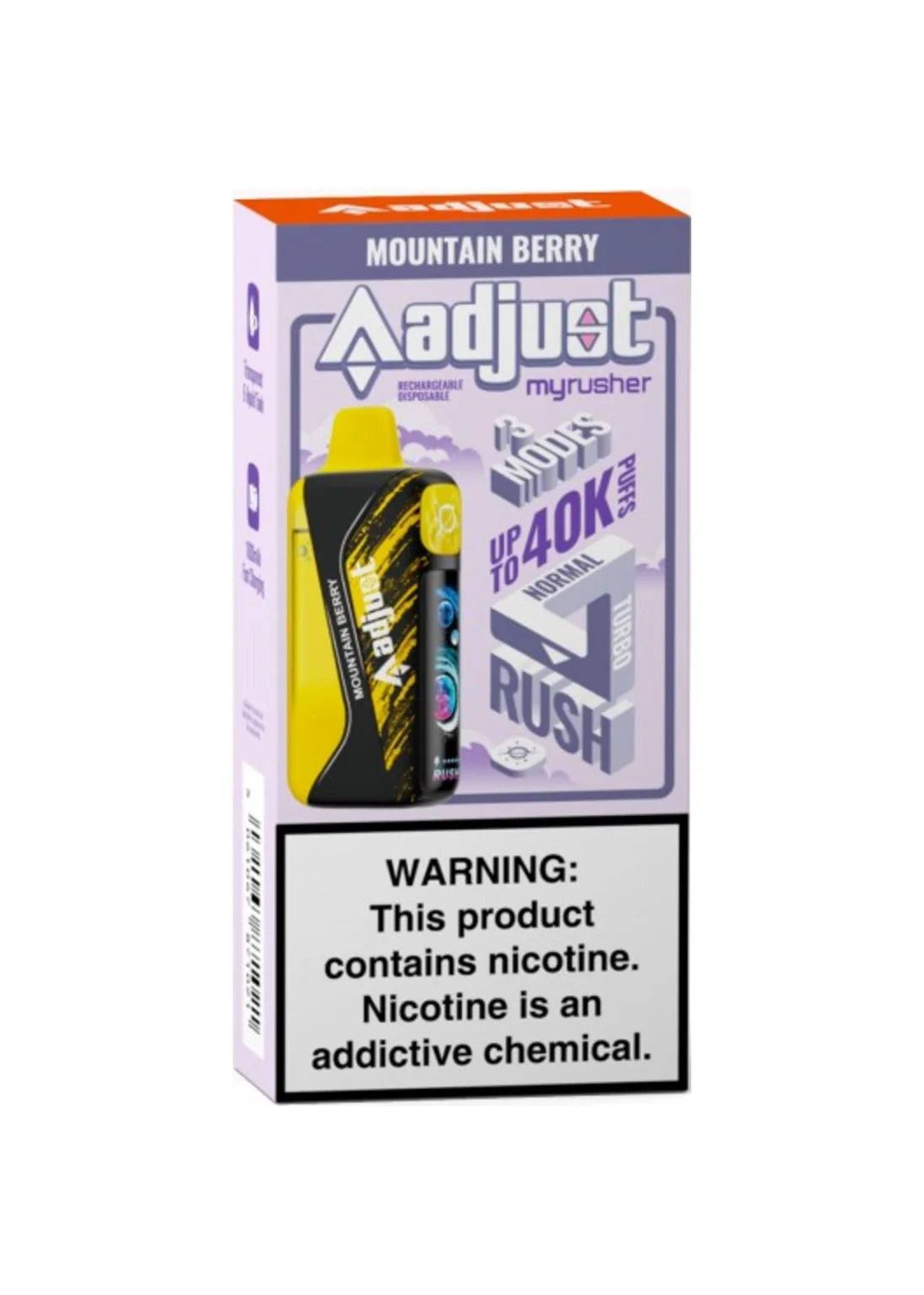 Adjust MyRusher 40K Mountain Berry