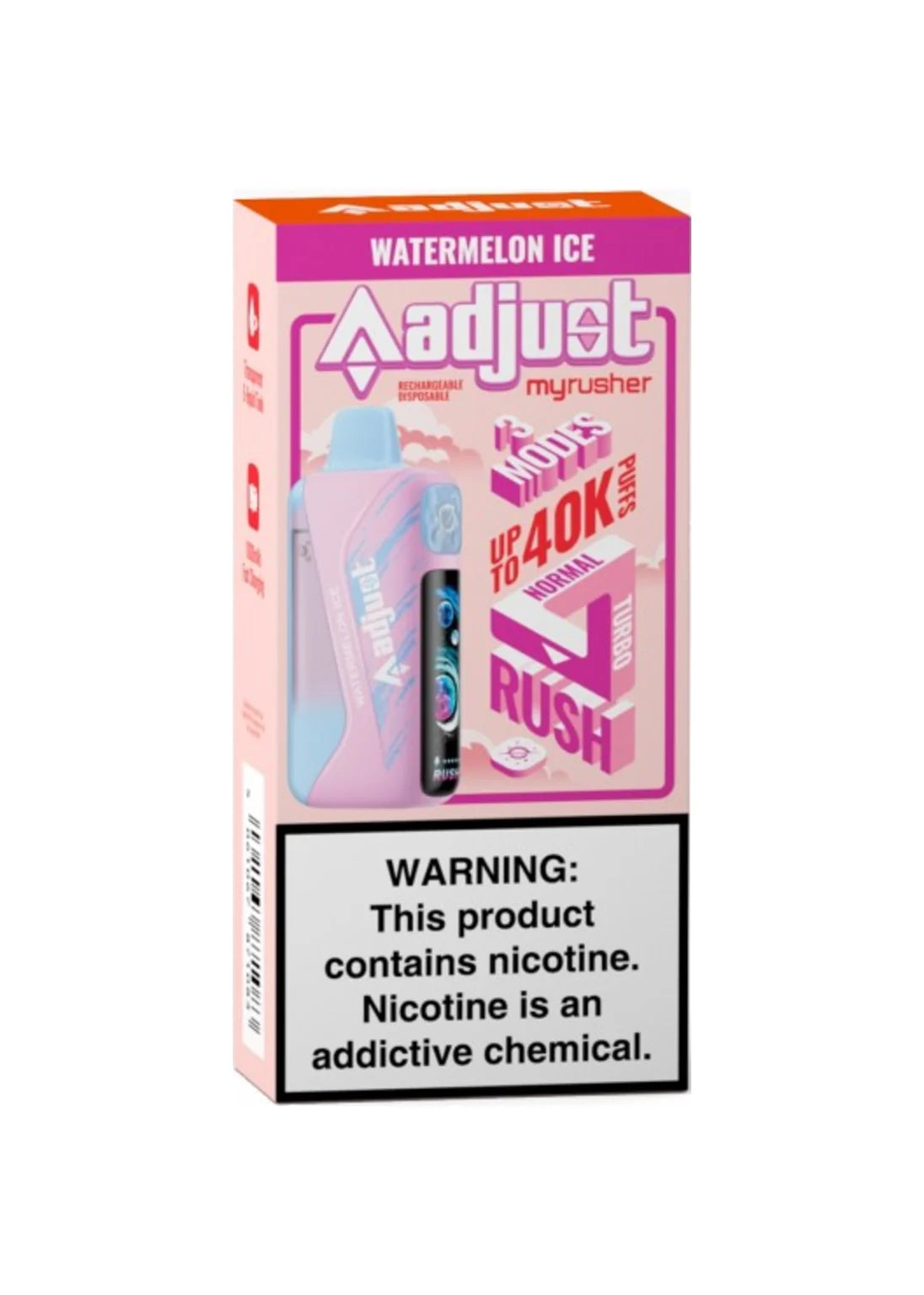 Adjust MyRusher 40K Watermelon Ice