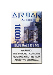 Air Bar AB10000 Blue Razz Ice | GetPop