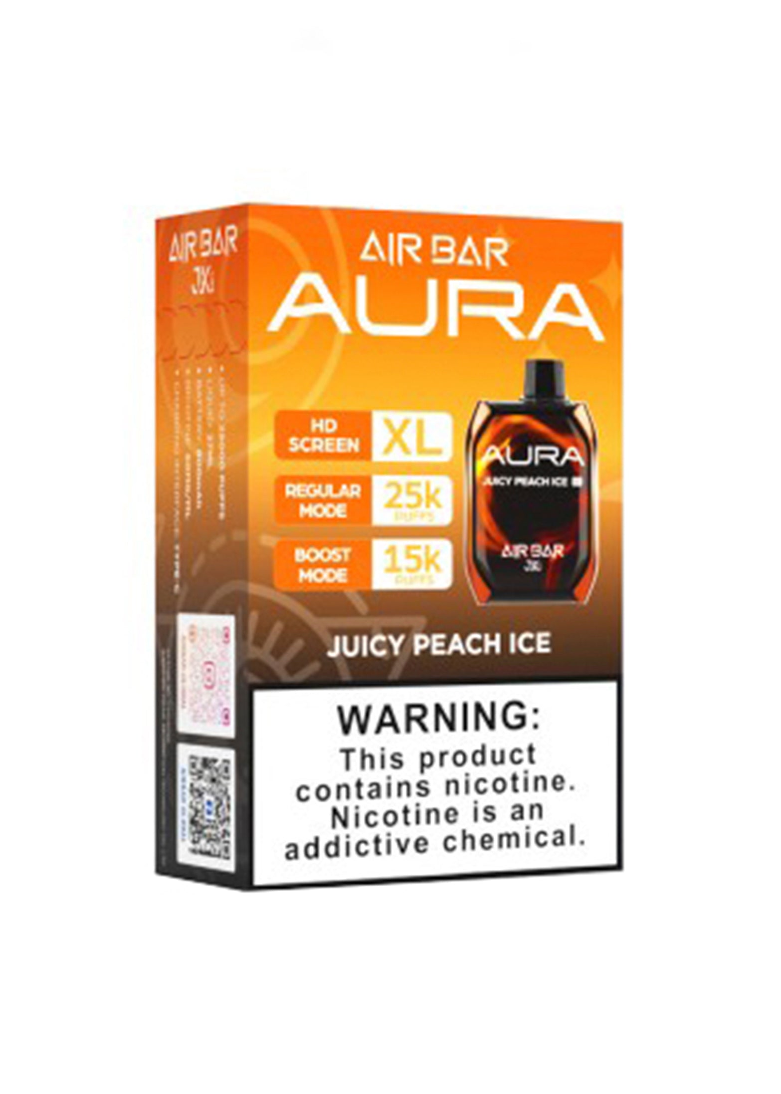 elfbar nachfüll pod läuft aus Air Bar Aura 25K Juicy Peach Ice