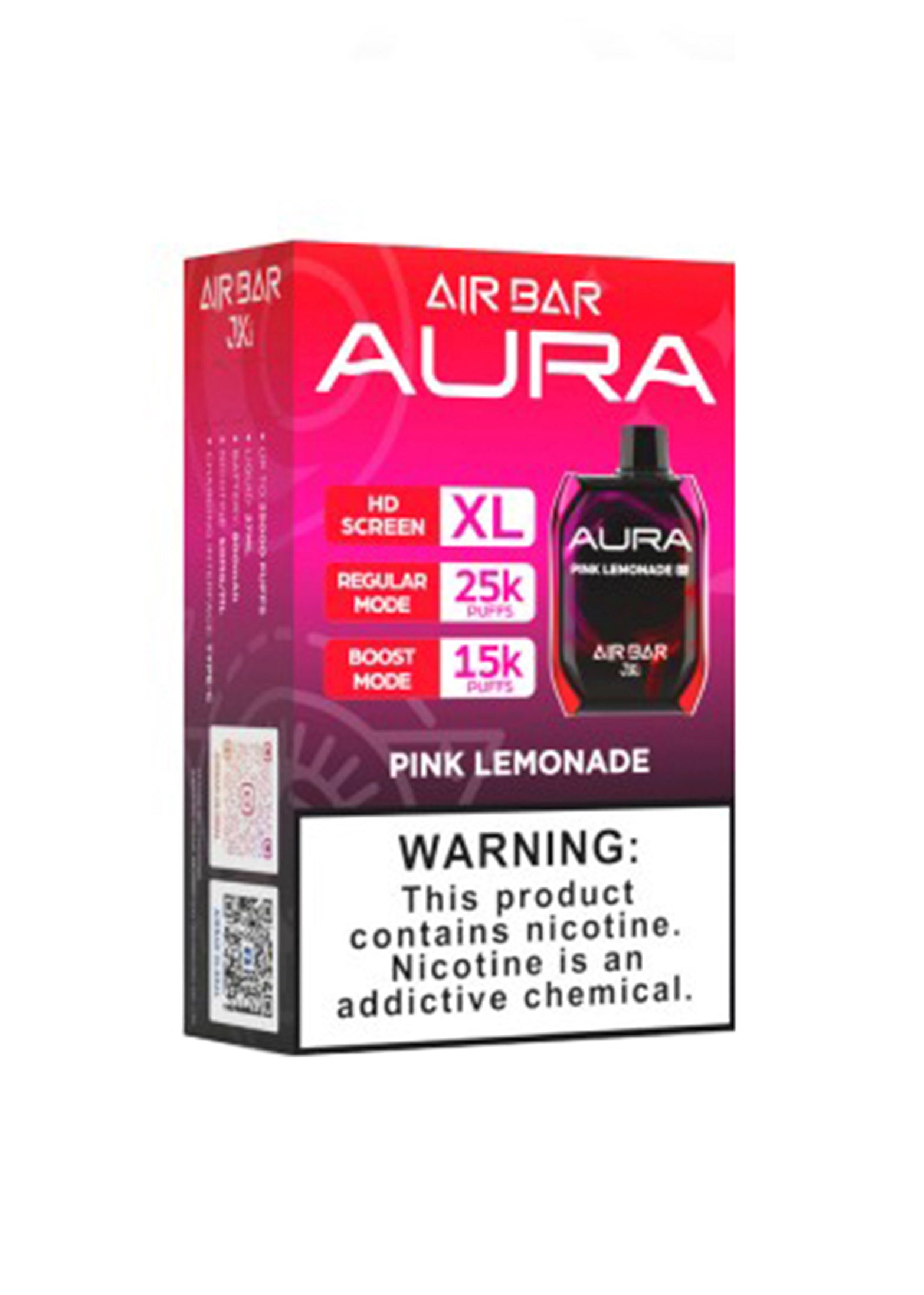 Air Bar Aura 25K Pink Lemonade | GetPop Air Bar Aura 25K Pink Lemonade | GetPop