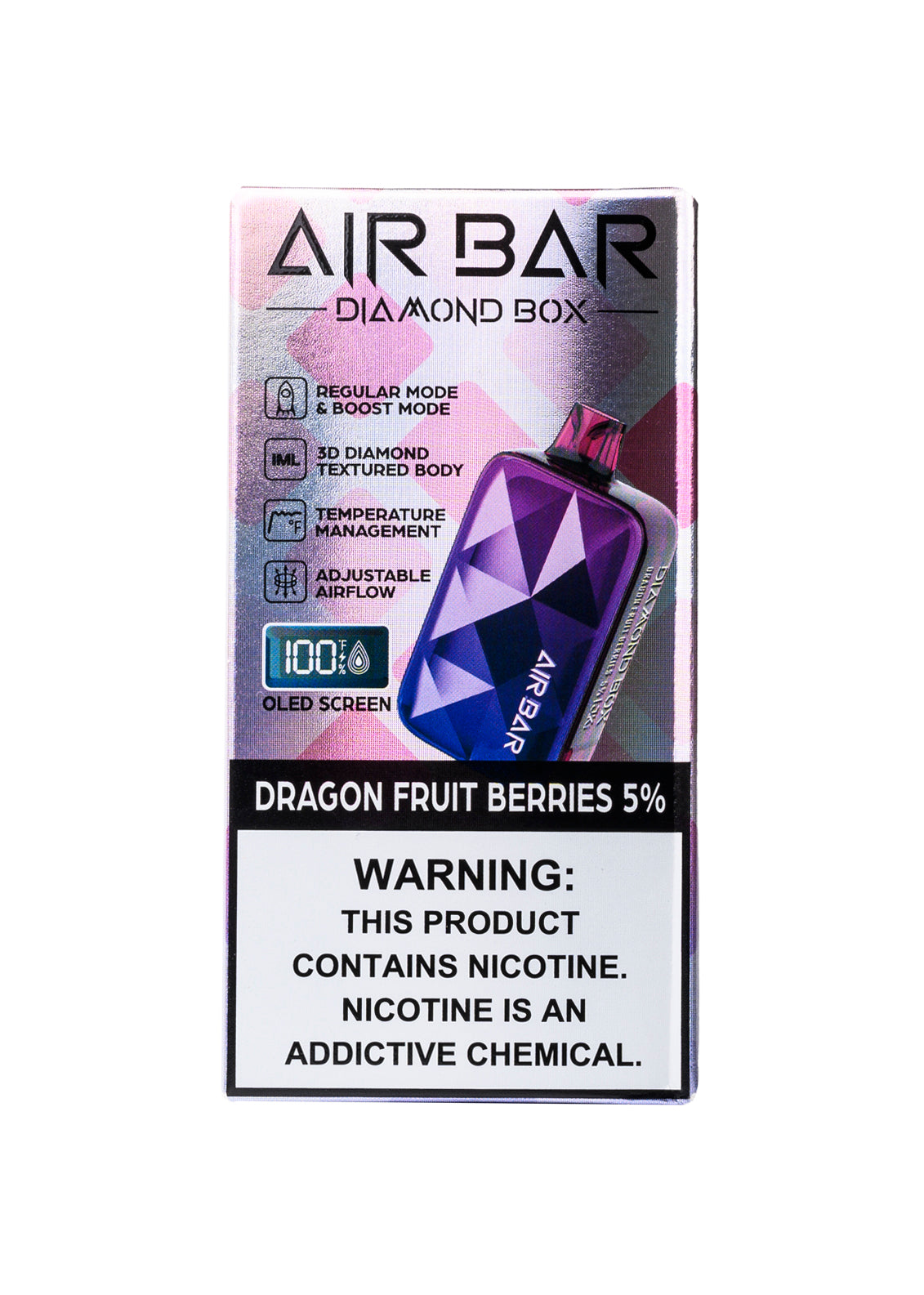 Air Bar Diamond Box 20000 Dragon Fruit Berries | GetPop Air Bar Diamond Box 20000 Dragon Fruit Berries | GetPop