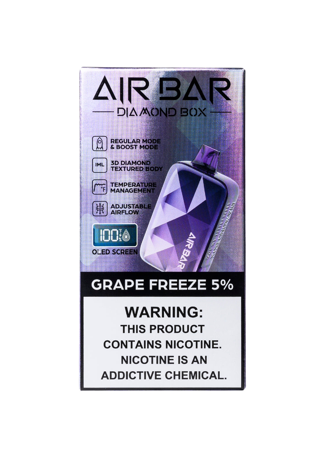 Air Bar Diamond Box 20000 Grape Freeze