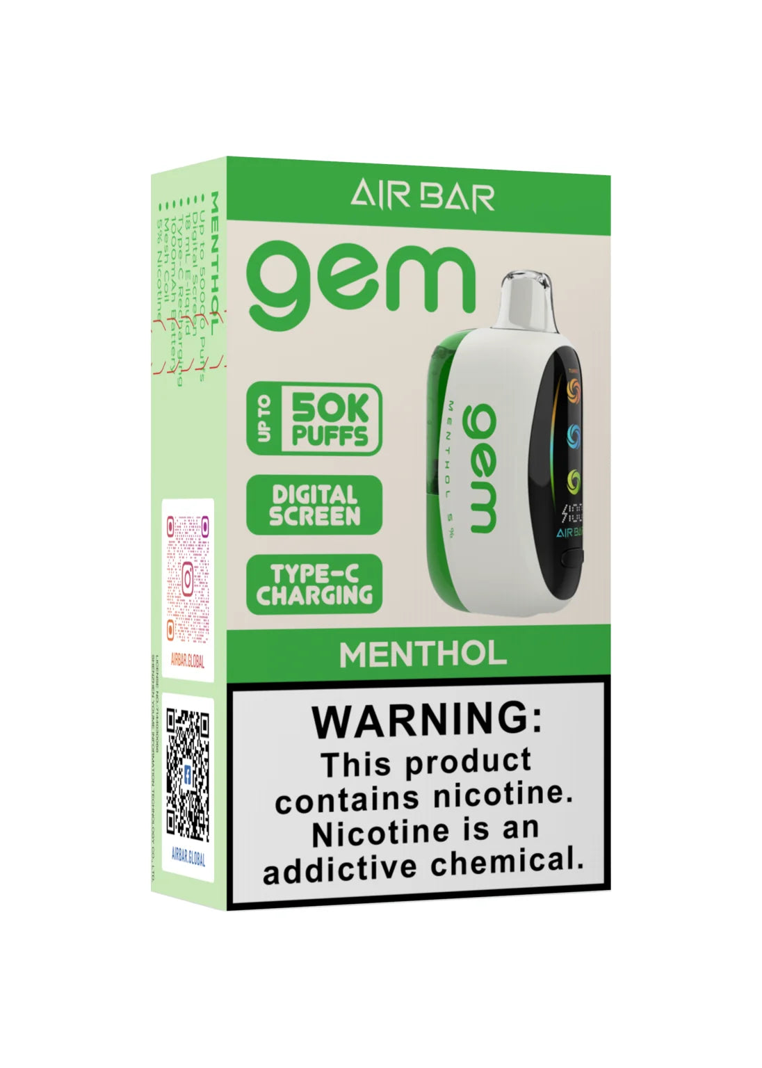 Air Bar Gem 50K Menthol