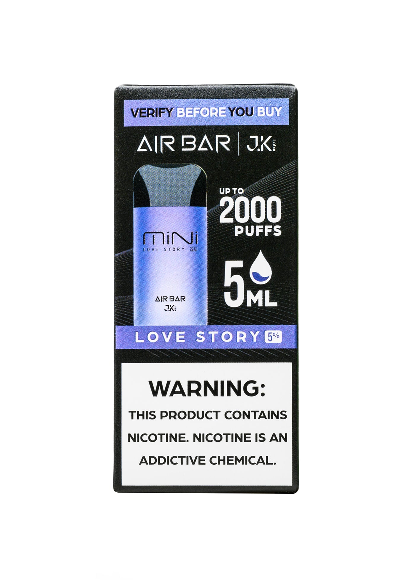Air Bar Mini 2000 Love Story | GetPop Air Bar Mini 2000 Love Story | GetPop