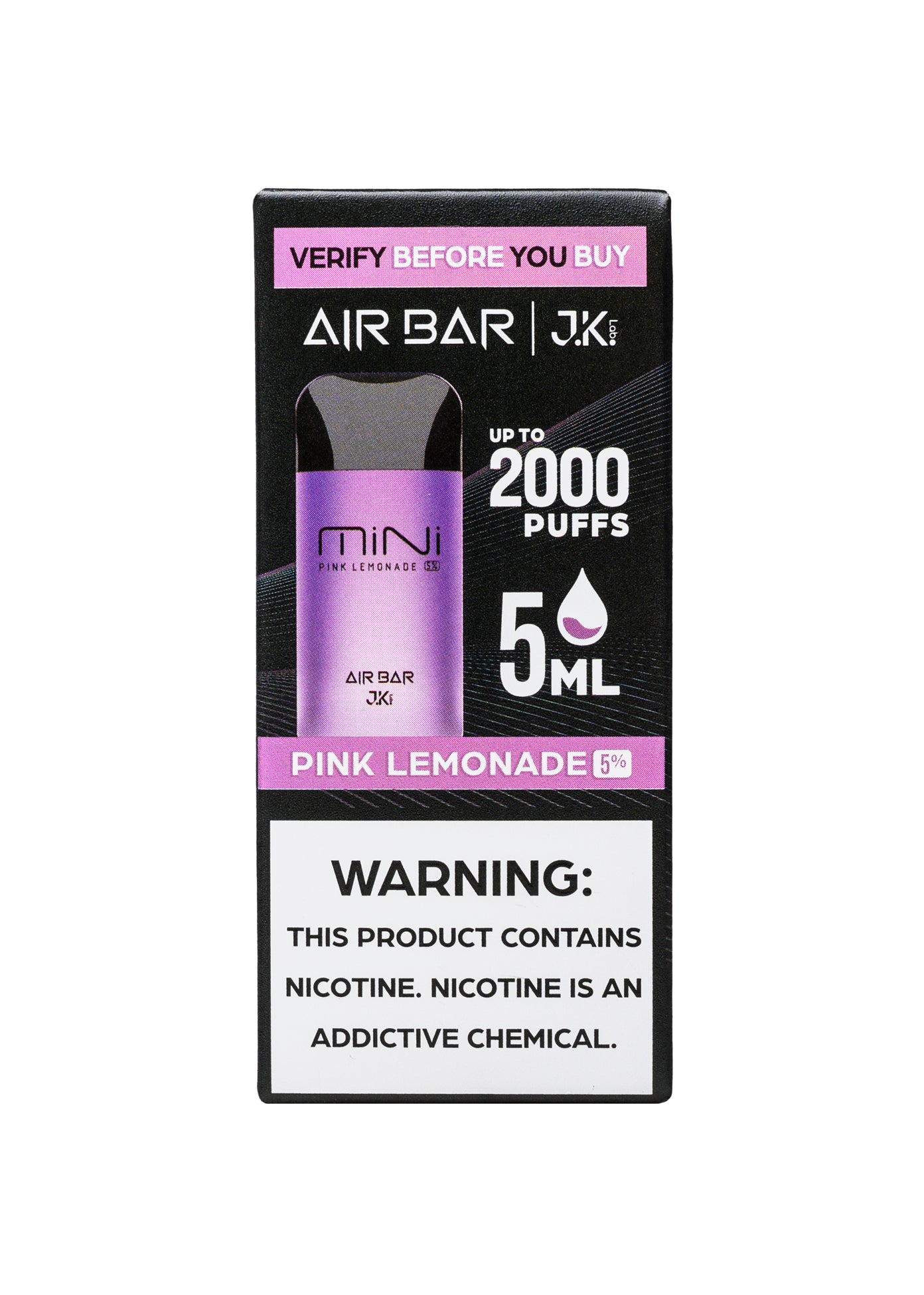 Air Bar Mini 2000 Pink Lemonade | GetPop Air Bar Mini 2000 Pink Lemonade | GetPop