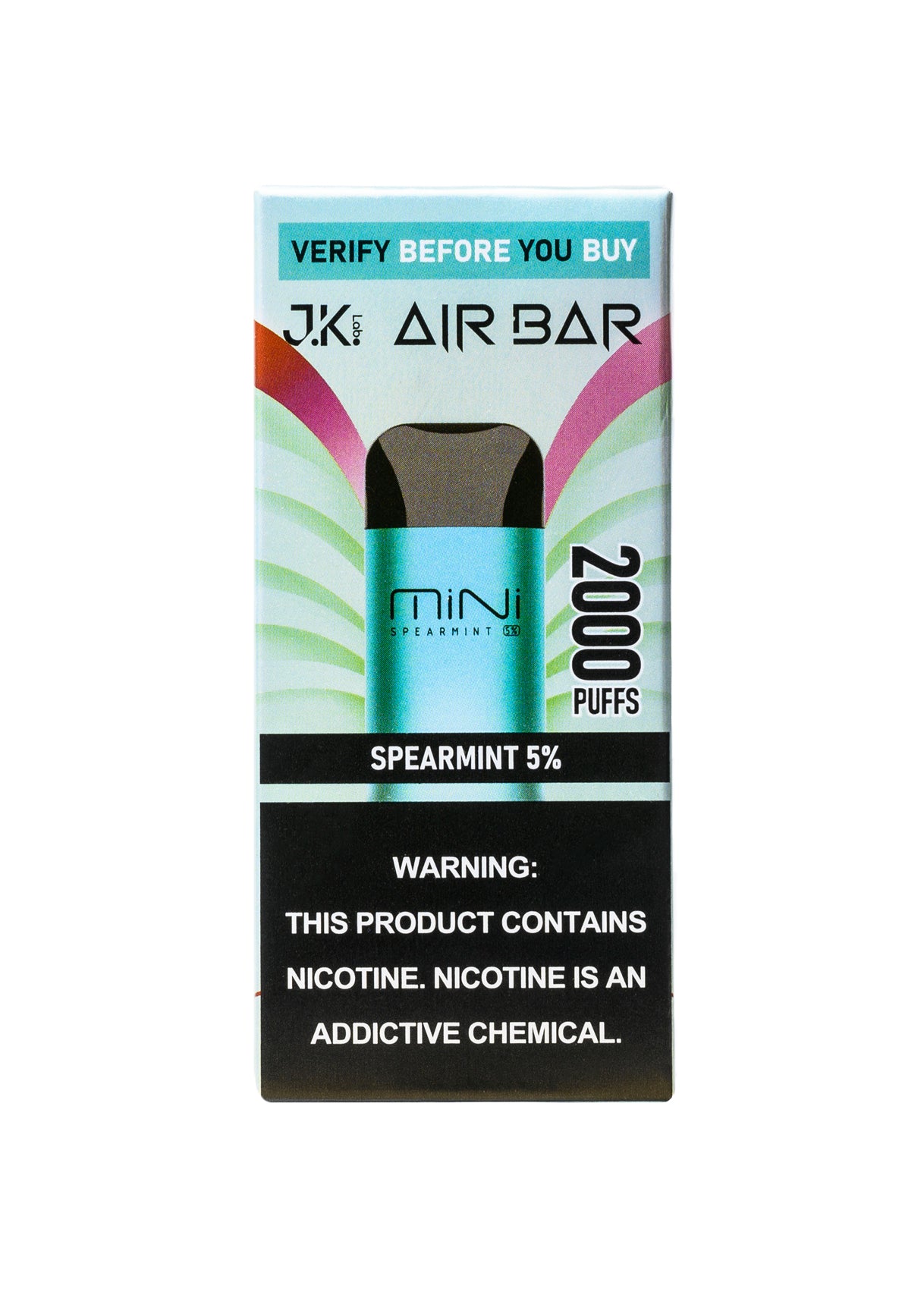 Air Bar Mini 2000 Spearmint | GetPop 1 | GetPop