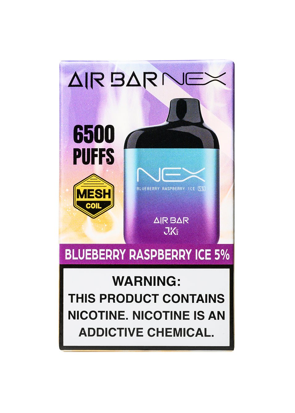 青単ハイパーエナジー➕おまけ(5000vt) Air Bar Nex 6500 Blueberry Raspberry Ice | GetPop