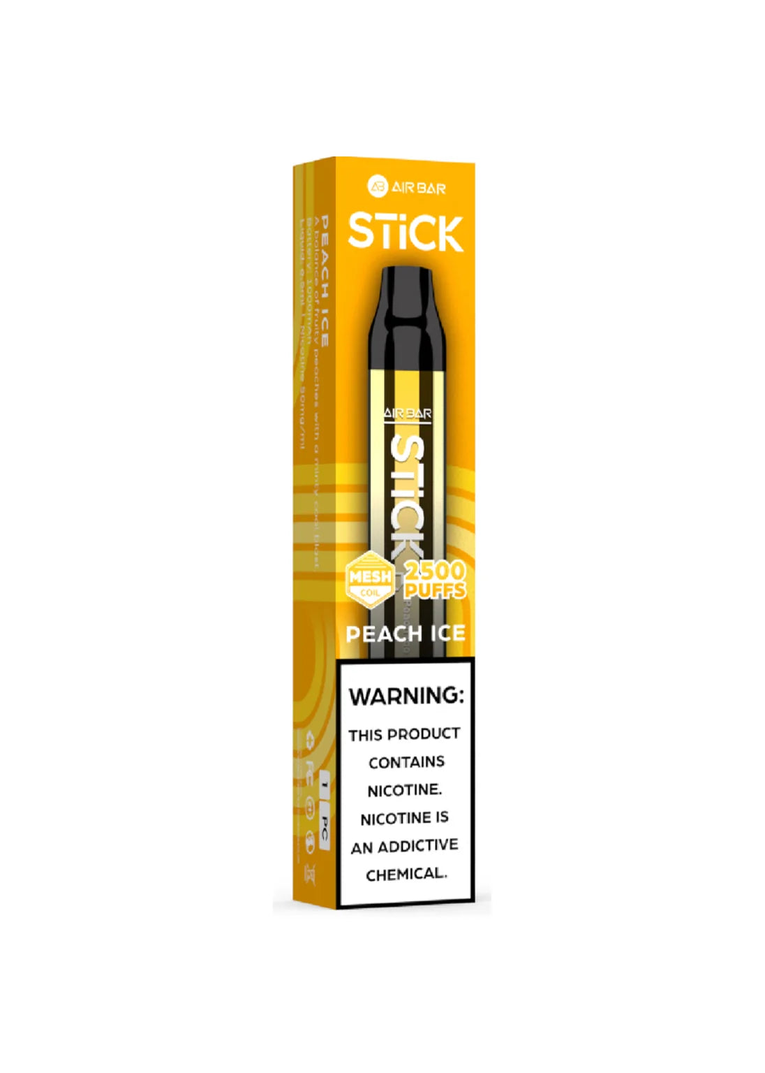 Air Bar Stick 2500 Peach Ice