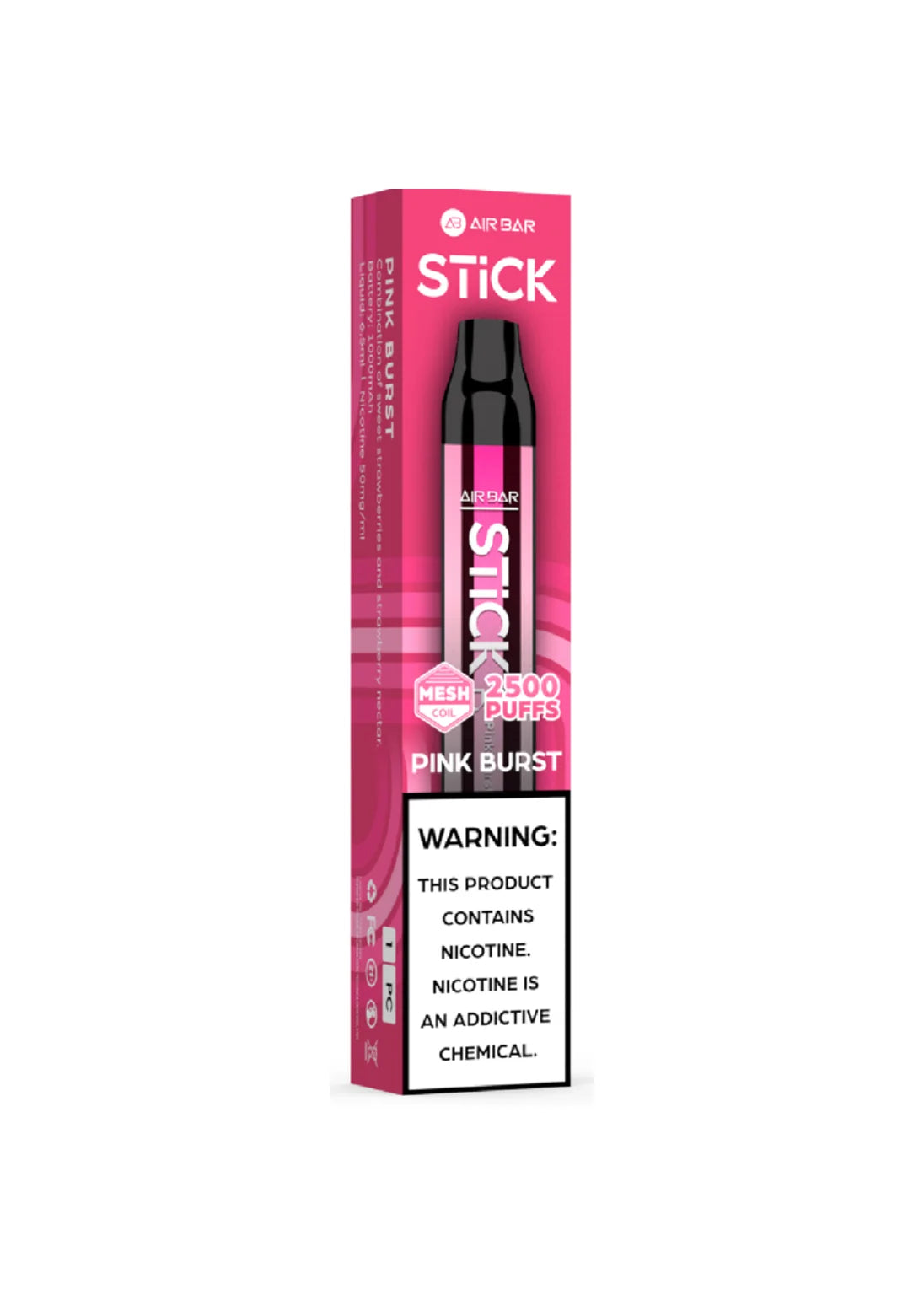 Air Bar Stick 2500 Pink Burst