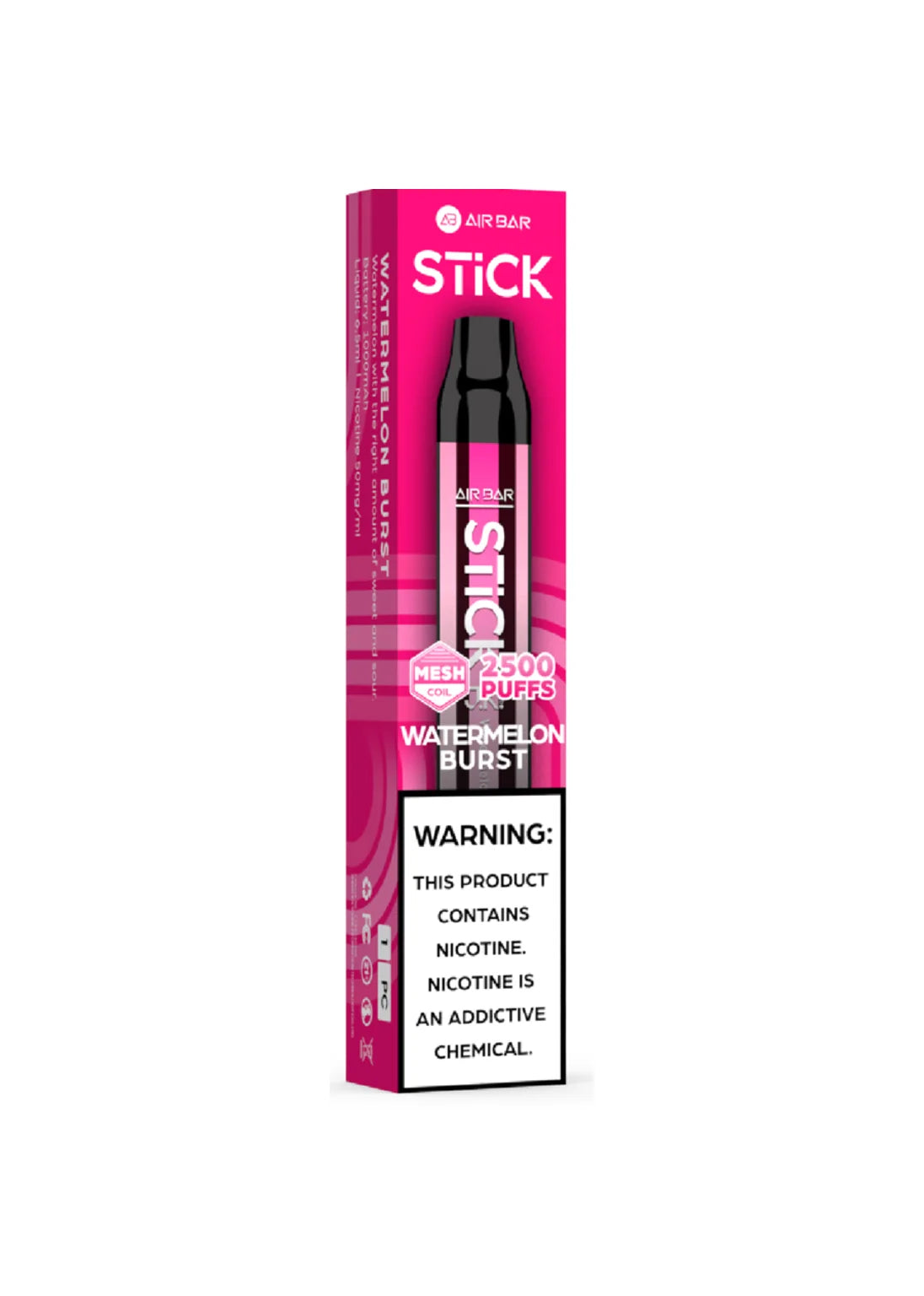 Air Bar Stick 2500 Watermelon Burst