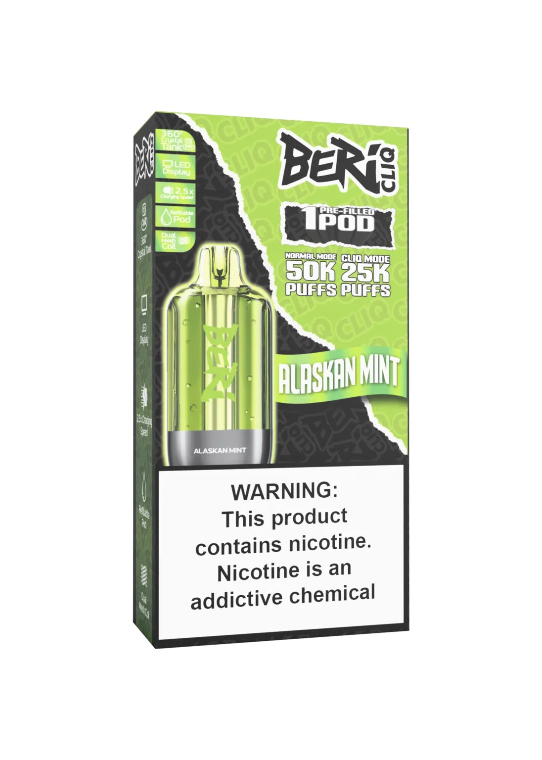 Beri CLIQ 50K Refill Pod Alaskan Mint