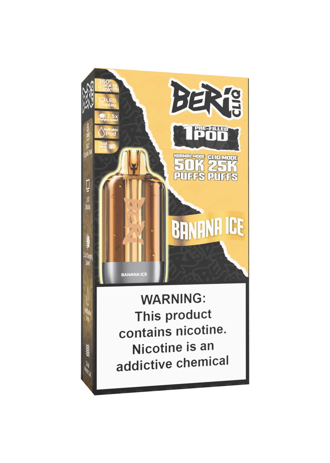 Beri CLIQ 50K Refill Pod Banana Ice