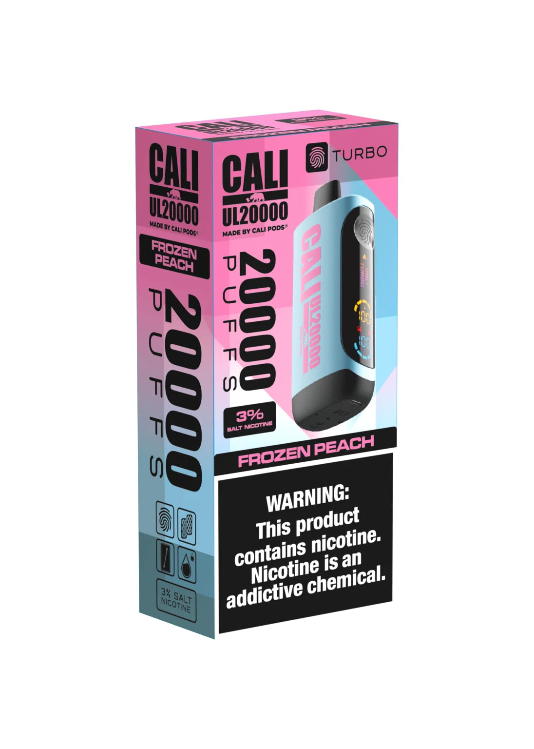 Cali UL20000 3% Frozen Peach 3%