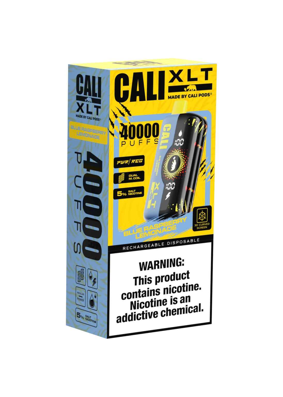 Cali XLT 40K Blue Raspberry Lemonade