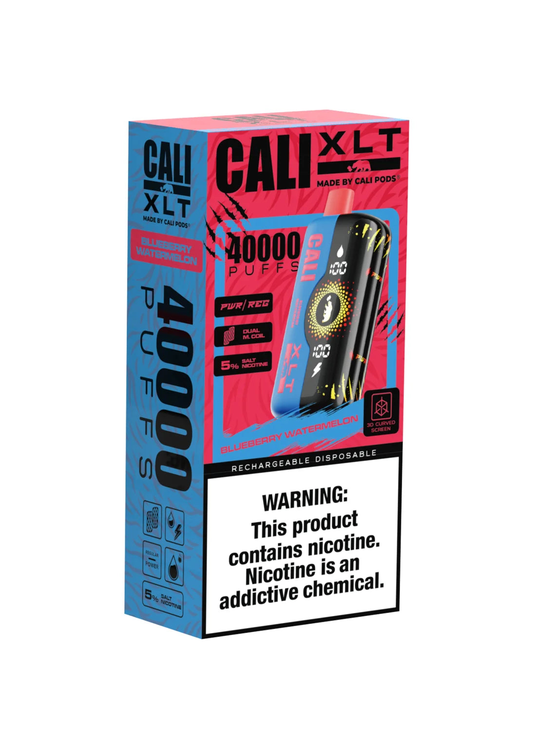 Cali XLT 40K Blueberry Watermelon