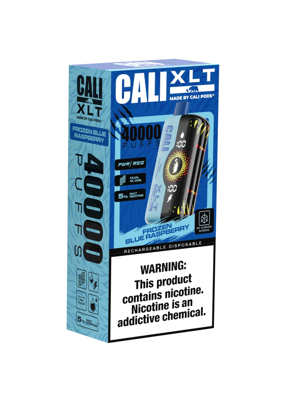 Cali XLT 40K Frozen Blue Raspberry