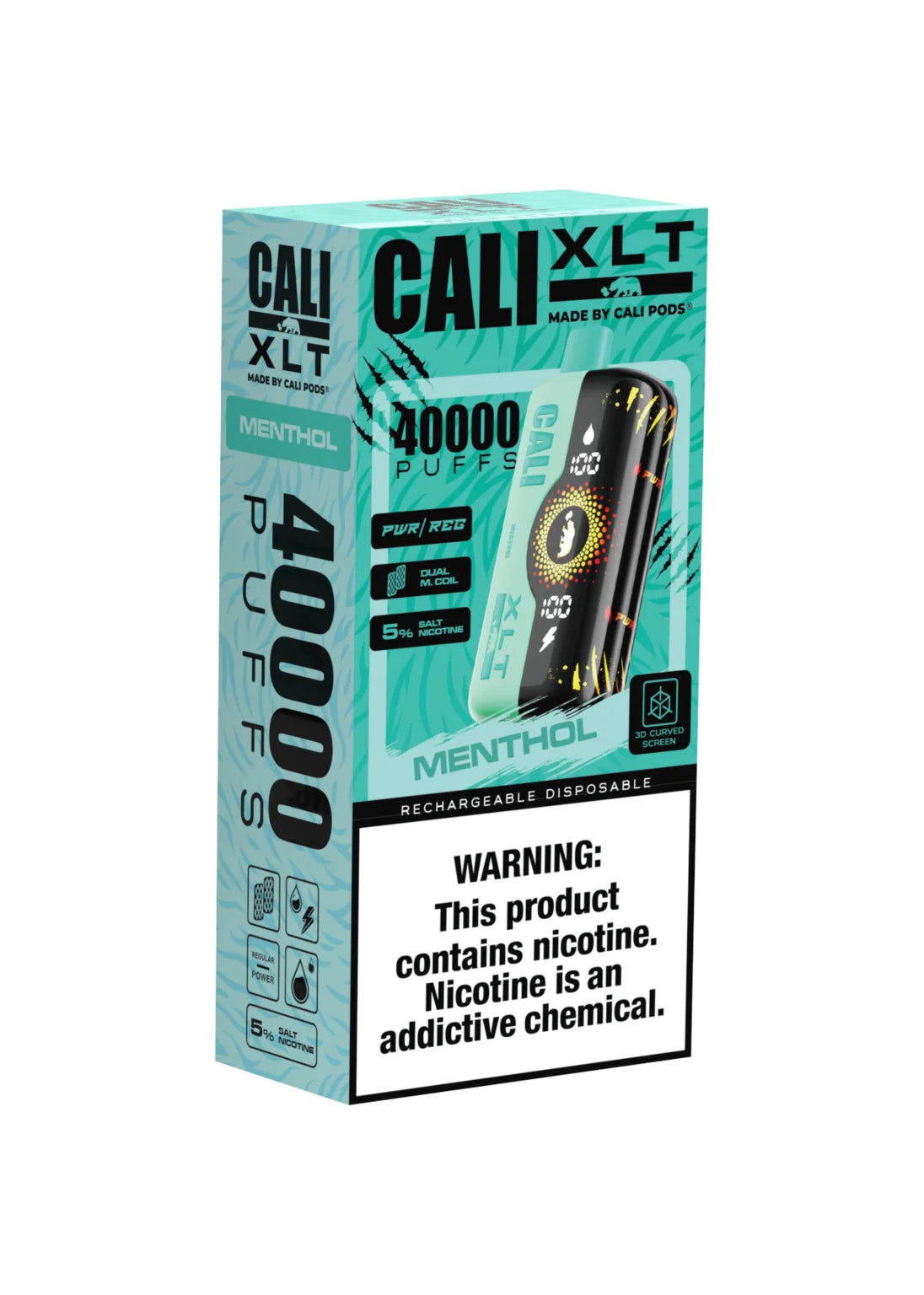Cali XLT 40K Menthol