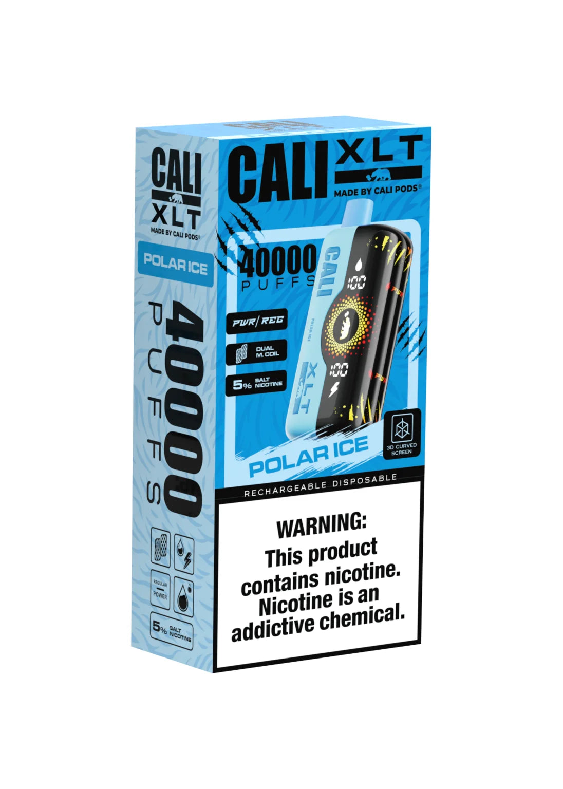 Cali XLT 40K Polar Ice | GetPop Cali XLT 40K Polar Ice | GetPop