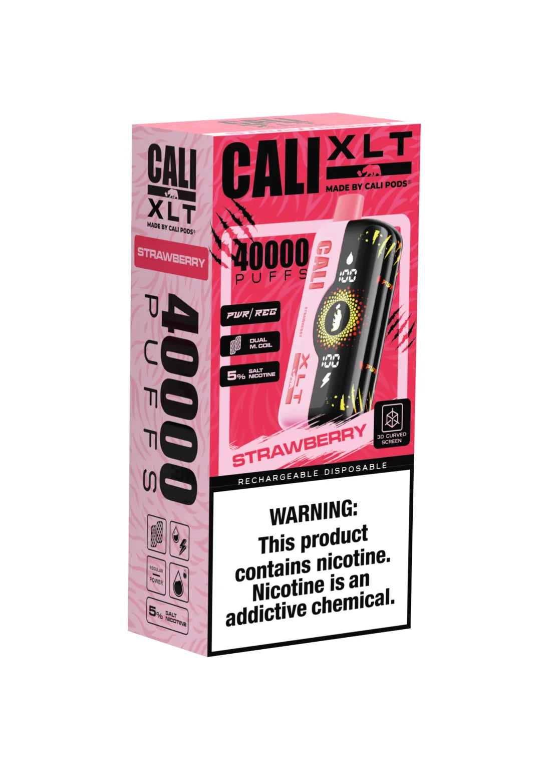 Cali XLT 40K Strawberry | GetPop Cali XLT 40K Strawberry | GetPop