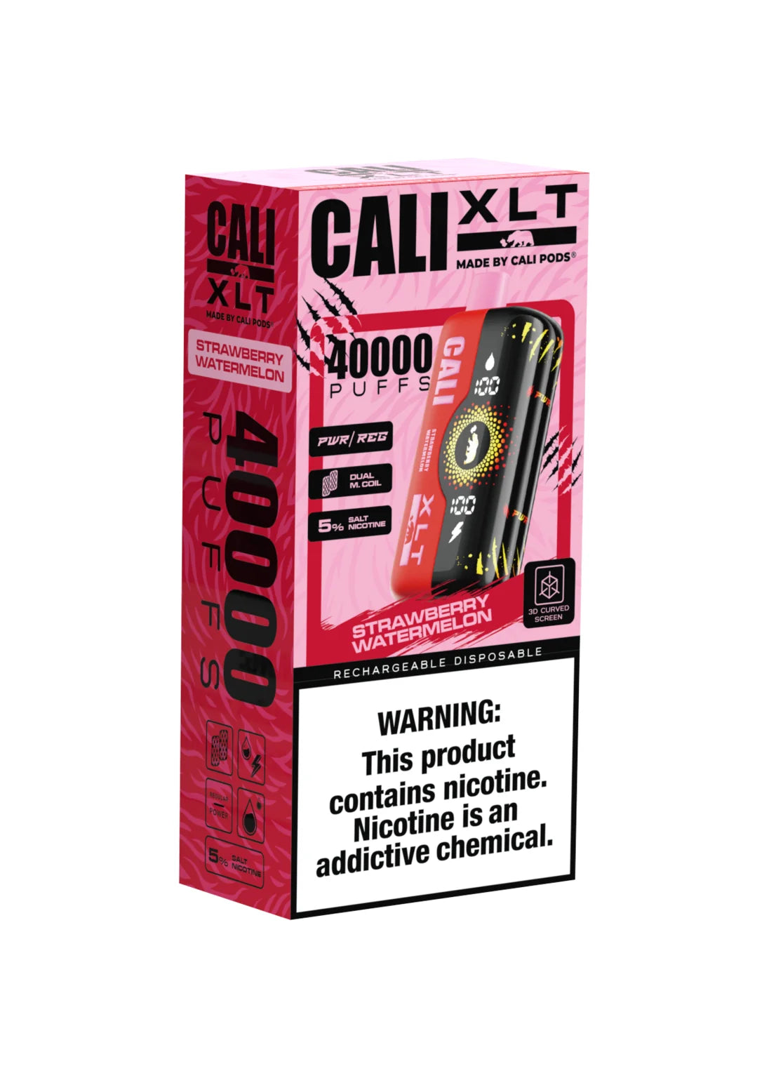 Cali XLT 40K Strawberry Watermelon