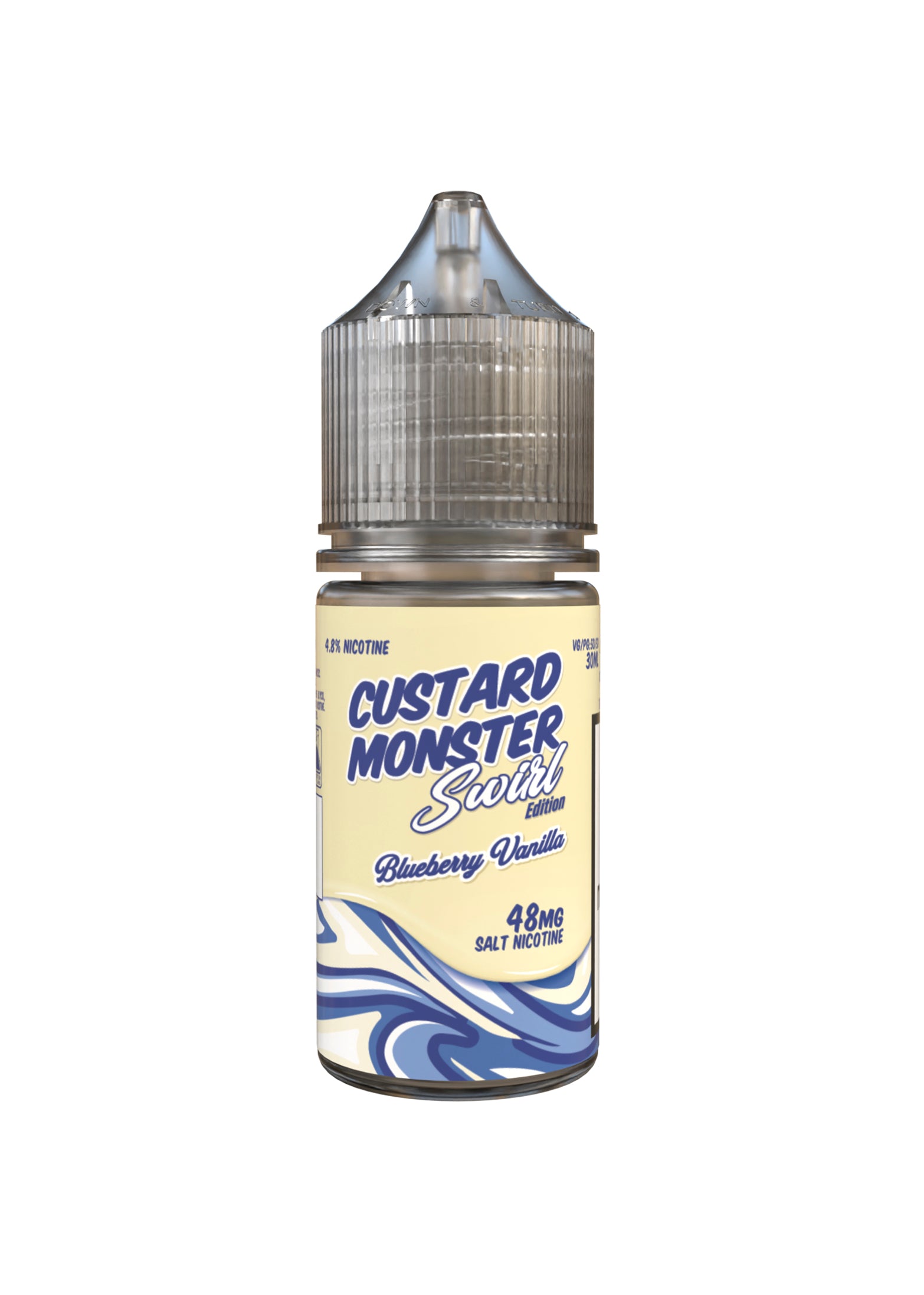 Custard Monster Salt Blueberry Vanilla Swirl