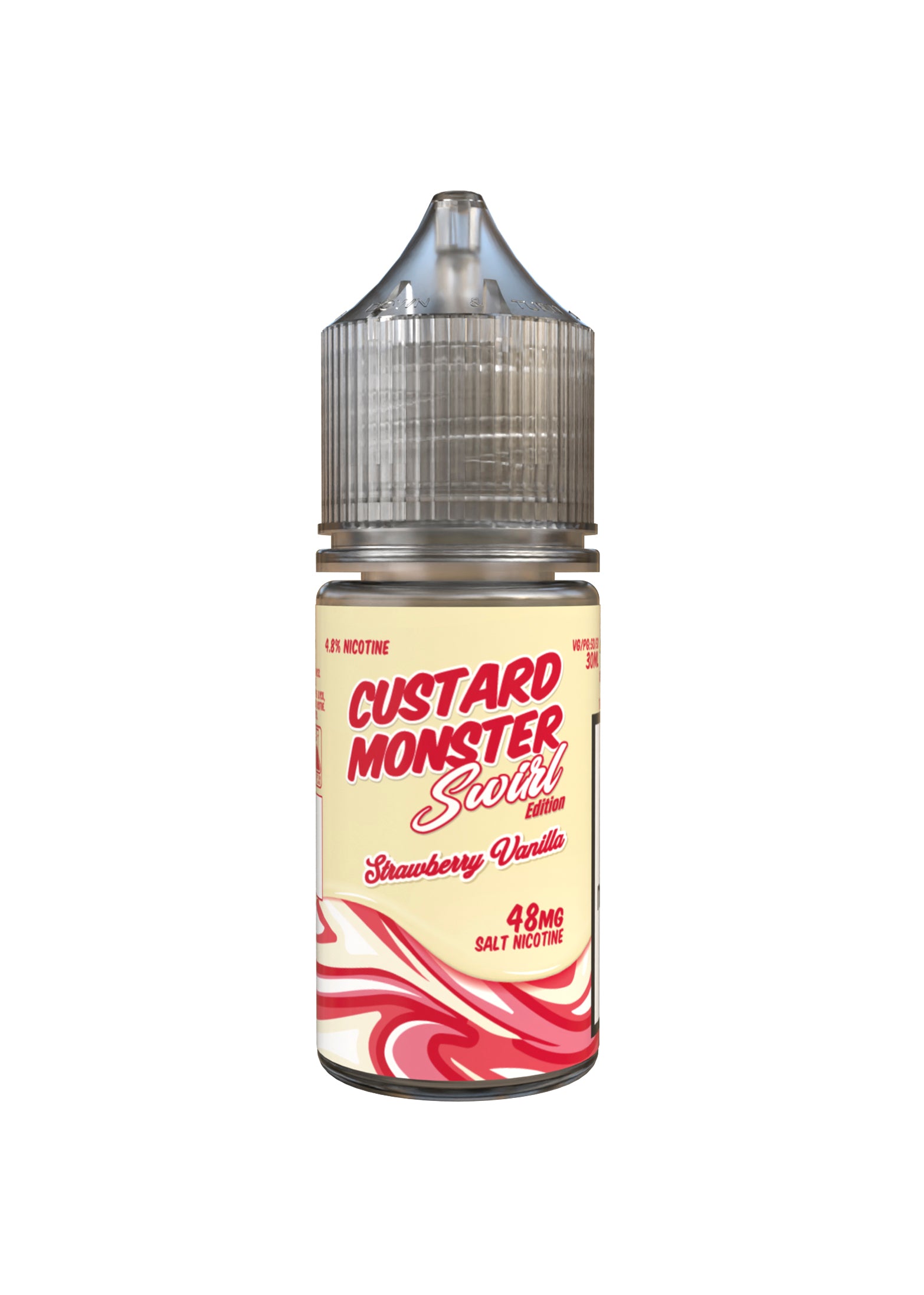 Custard Monster Salt Strawberry Vanilla Swirl