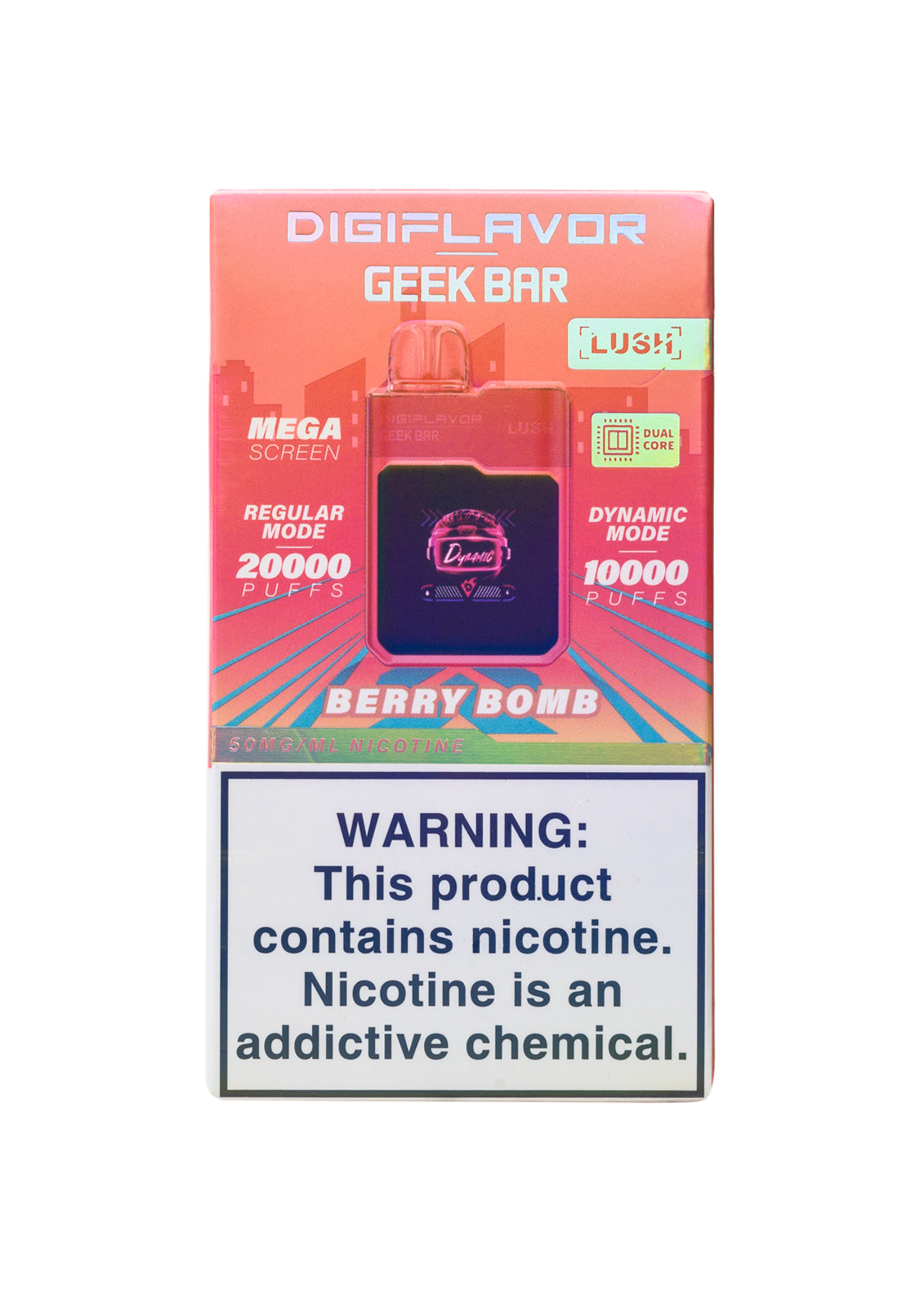 DigiFlavor x Geek Bar Lush 20K Berry Bomb | GetPop DigiFlavor x Geek Bar Lush 20K Berry Bomb | GetPop
