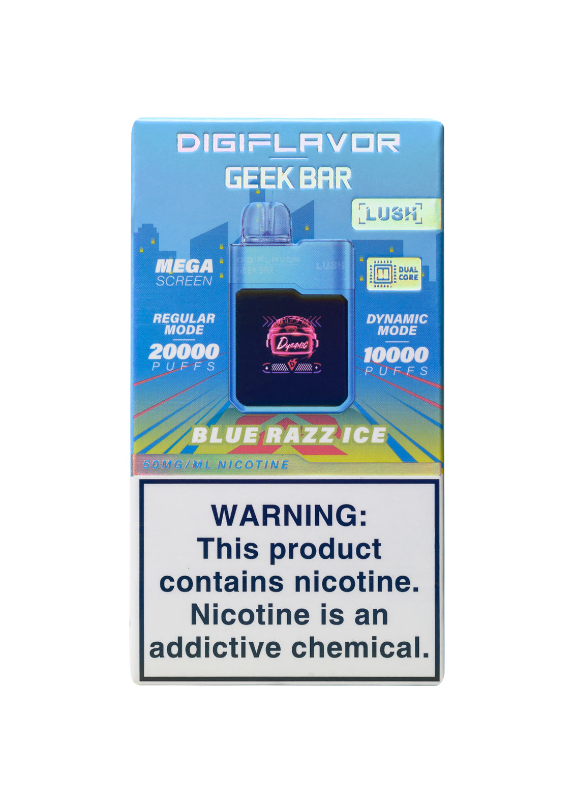 DigiFlavor x Geek Bar Lush 20K Blue Razz Ice